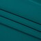 1 Yard Deep Teal Silk Crepe Fabric Premium Four Ply for Sewing Projects, 44 Inches Width